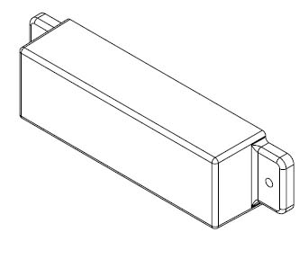 Mini Strobe 3 LED Amber 12-30V Isometric