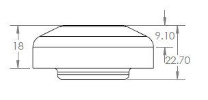 Marker Light-White 4LED-Clear Lens 12/24V