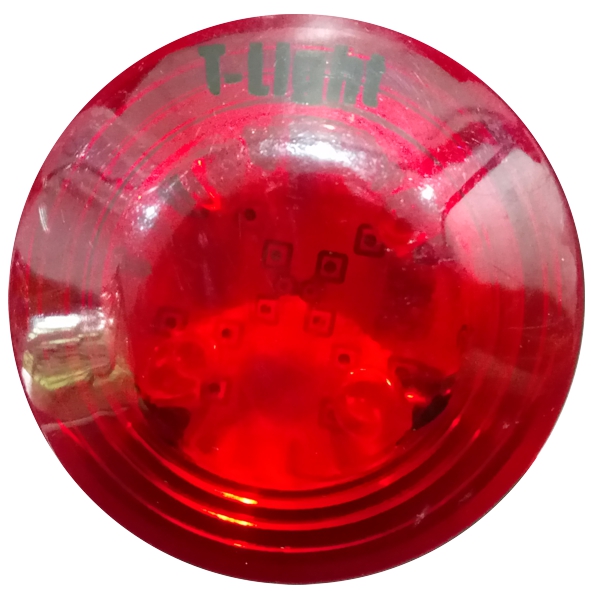 Mine Marker Light-Red-4LED-Red Lens  12/24VAC