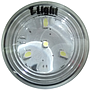 Marker Light-White 4LED-Clear Lens 12/24V