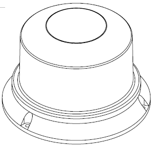 Strobe-Amber-Plastic-36LED-Amber Lens 12-24V